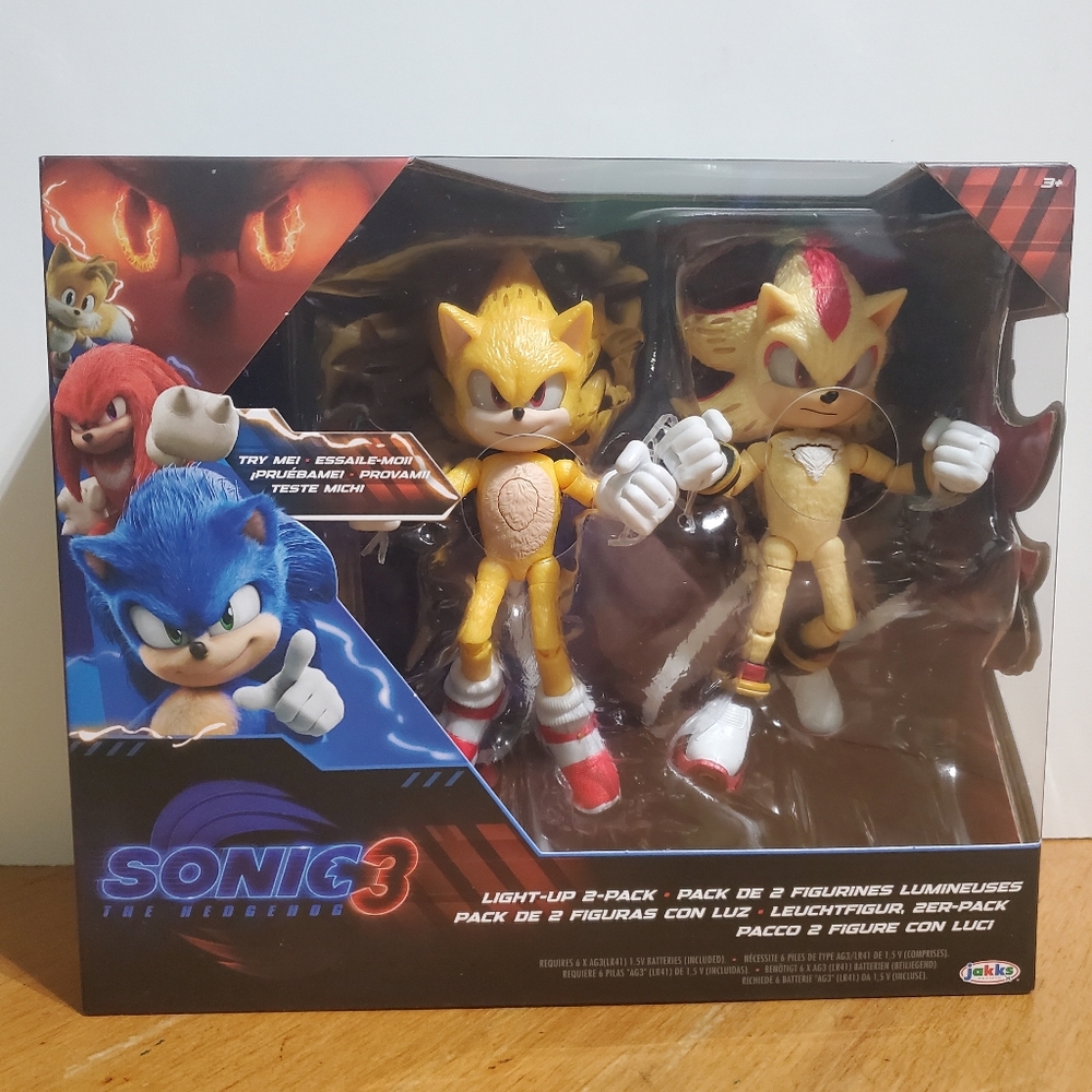 Sonic the Hedgehog 3 Light-Up Figure Set